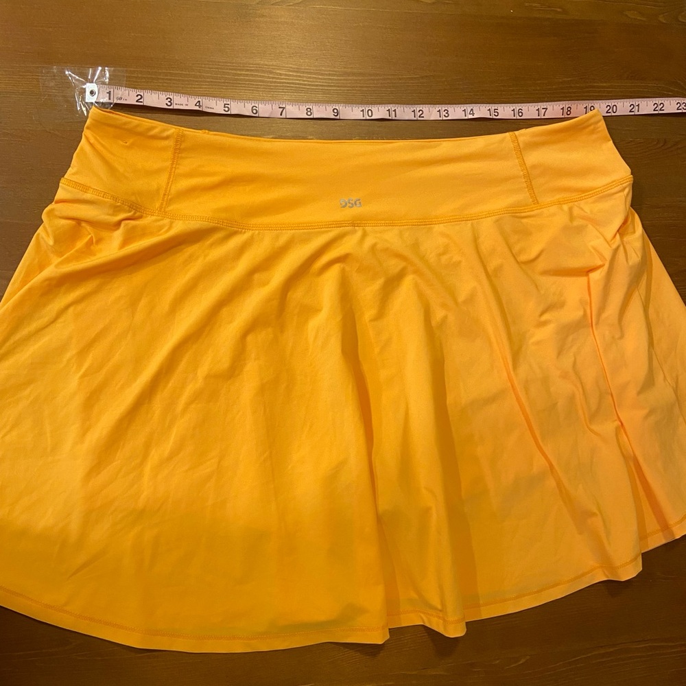 Bright Orange Athletic Skort